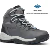 Columbia Waterproof Shoes And Boots | Walking Shoes*Women's Newton Ridge™ Plus Waterproof Hiking Boot Quarry Grey, Cool Wave