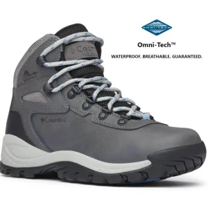 Columbia Waterproof Shoes And Boots | Walking Shoes*Women's Newton Ridge™ Plus Waterproof Hiking Boot Quarry Grey, Cool Wave