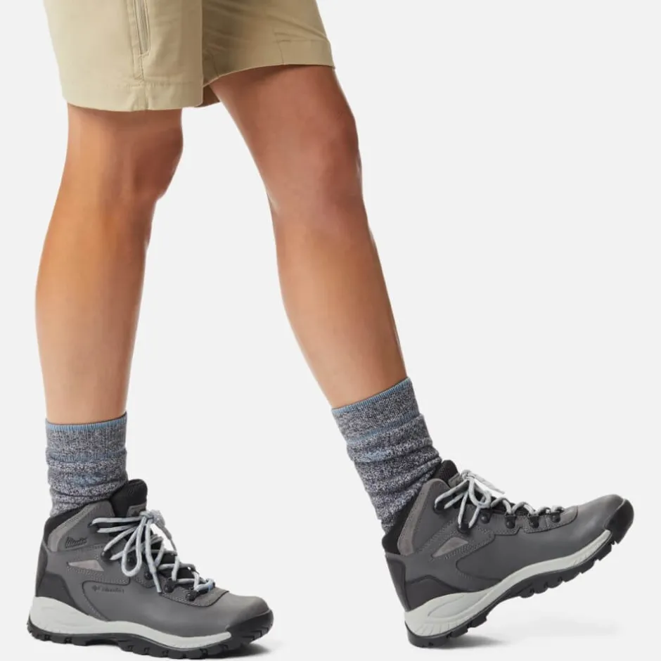columbia_womens_newton_ri_3.webp Columbia Waterproof Shoes And Boots | Walking Shoes*Women's Newton Ridge™ Plus Waterproof Hiking Boot Quarry Grey, Cool Wave