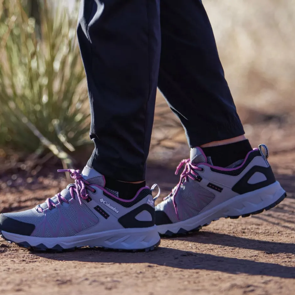 columbia_womens_peakfreak_1-2.webp Columbia Waterproof Shoes And Boots | Walking Shoes*Women's Peakfreak™ II Outdry™ Waterproof Hiking Shoe Monument Grey, Wild Fuchsia