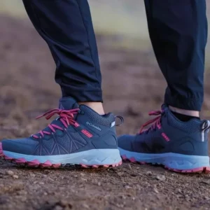 Columbia Waterproof Shoes And Boots | Walking Shoes*Women's Peakfreak™ II Mid Outdry™ Walking Boot Dark Grey, Dark Coral