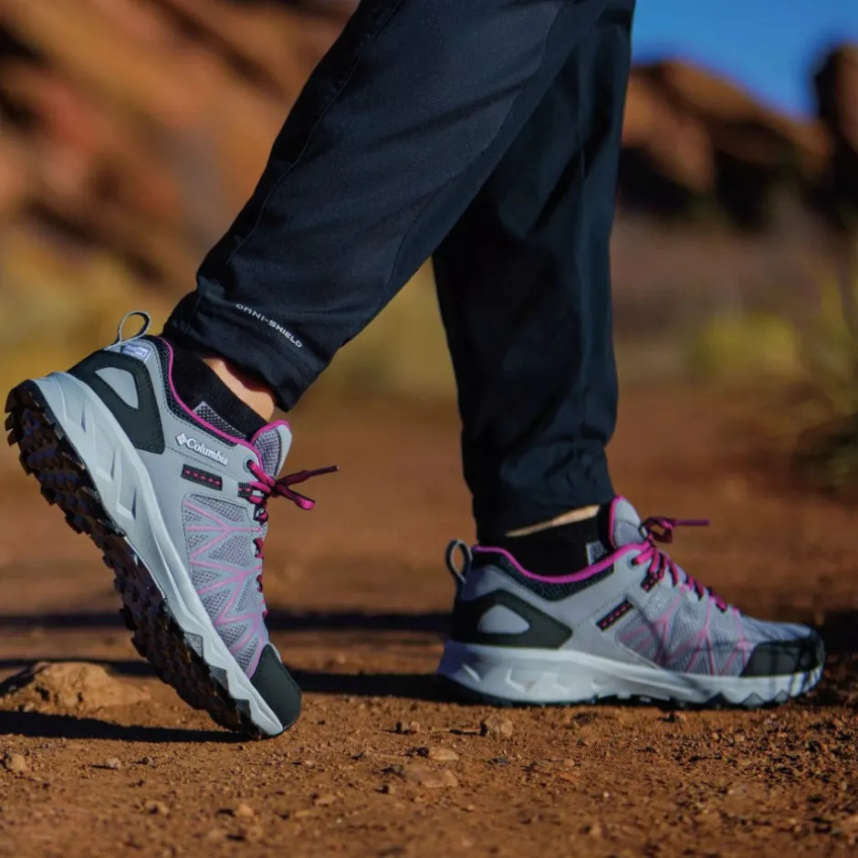 columbia_womens_peakfreak_3-2.webp Columbia Waterproof Shoes And Boots | Walking Shoes*Women's Peakfreak™ II Outdry™ Waterproof Hiking Shoe Monument Grey, Wild Fuchsia