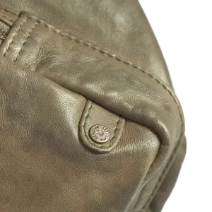 Depeche. All Bags*Depeche 13396 Leather Bumbag-ARMY GREEN