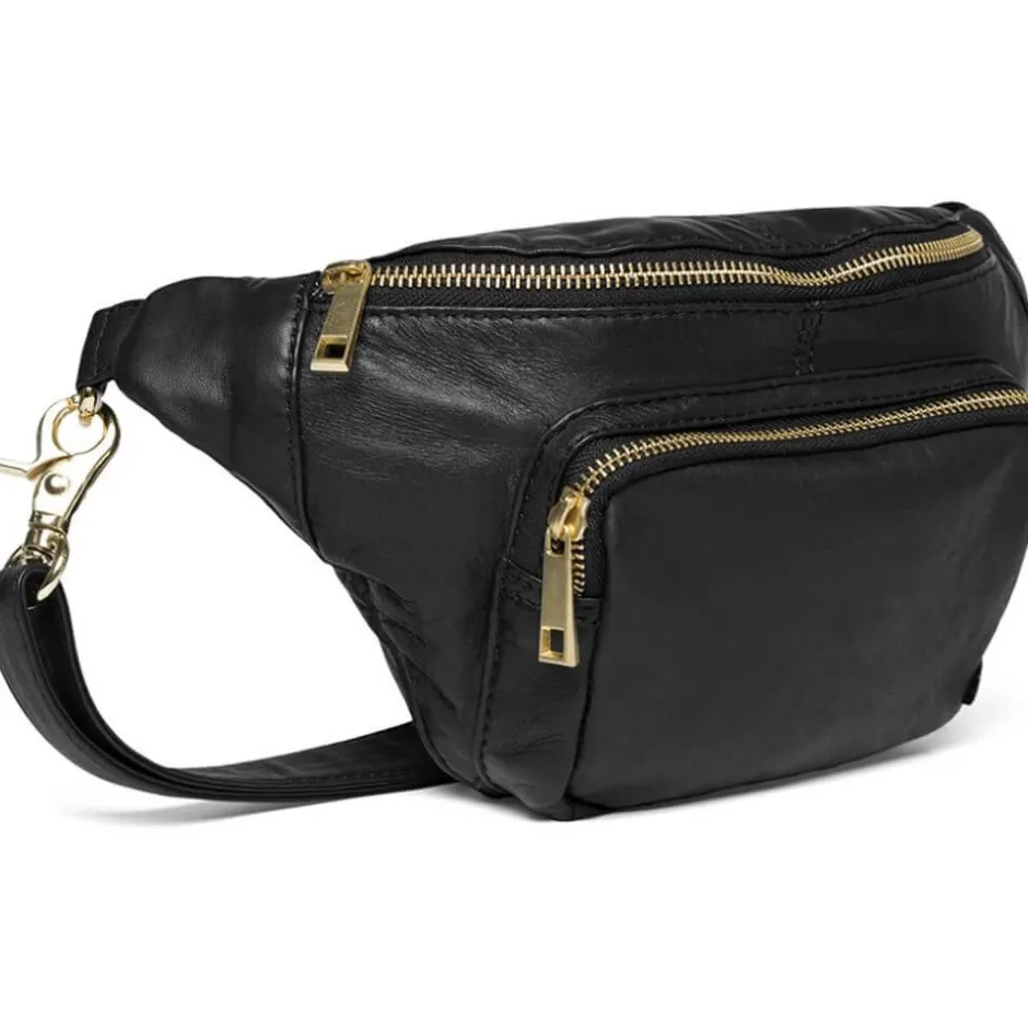 depeche__leather_bumbagbl_1.webp Depeche. All Bags*Depeche 13396 Leather Bumbag-Black Gold