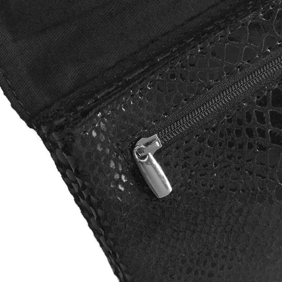 depeche__purseblack_croco_4.webp Depeche. All Bags*DEPECHE 16046 Purse-Black Croco