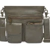 Depeche. All Bags*Depeche Leather Crossbody 15350-ARMY GREEN