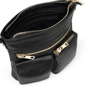Depeche. All Bags*Depeche Leather Crossbody 15350-BLACK GOLD