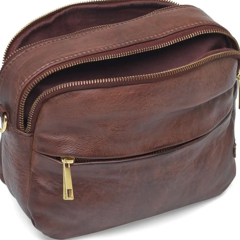 depeche_leather_crossbody_1.webp Depeche. All Bags*Depeche Leather Crossbody 16298 -BRANDY