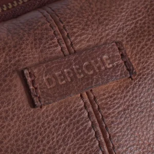 Depeche. All Bags*Depeche Leather Crossbody 16298 -BRANDY