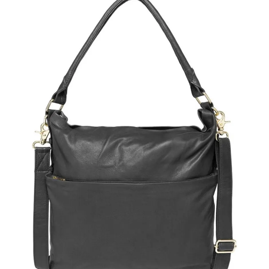 depeche_medium_leather_sh_0.webp Depeche. All Bags*Depeche Medium Leather Shoulder Bag Black 15824