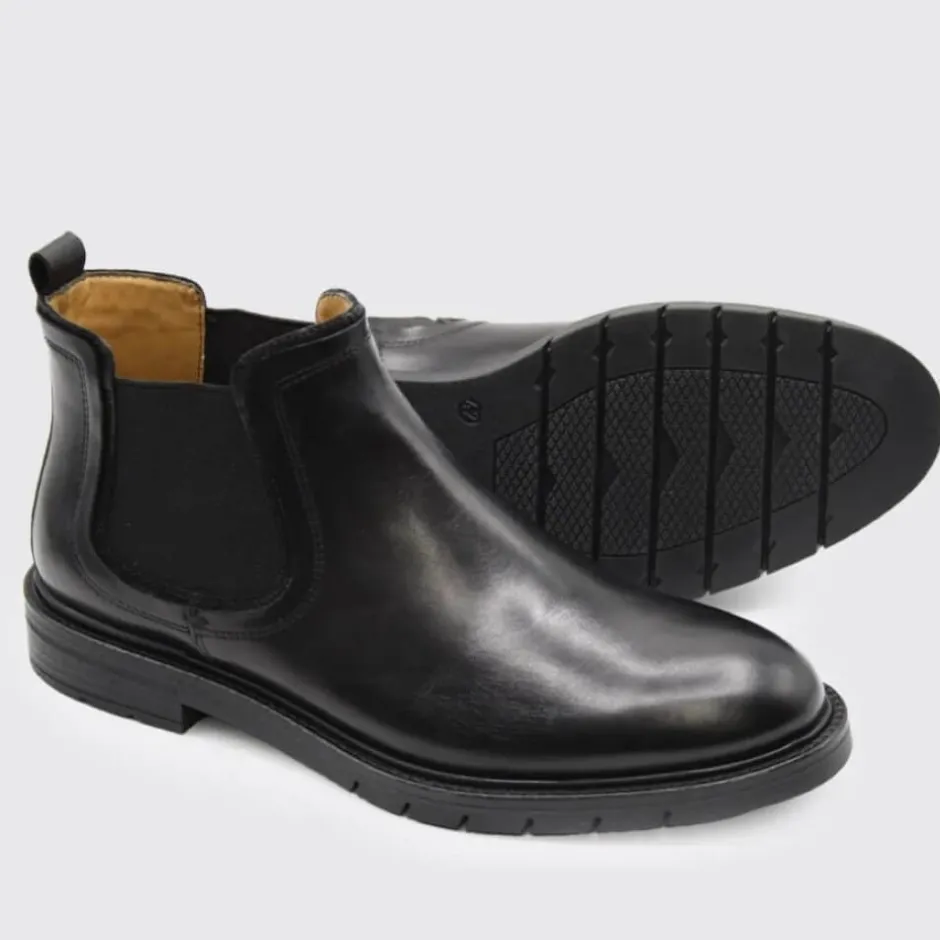 dubarry_smythy_leather_ch_3-1.webp Dubarry Boots | Casual*Smythy Leather Chelsea Boot-BLACK