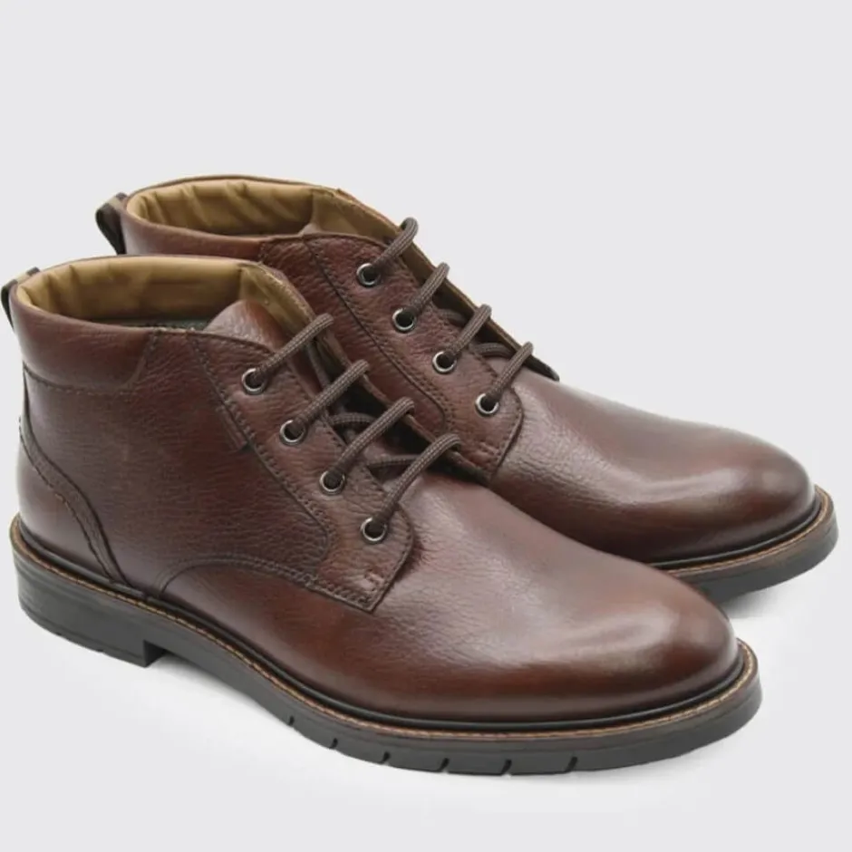 dubarry_stallone_leather__1.webp Dubarry Boots | Casual*Stallone Leather Ankle Boot-BROWN