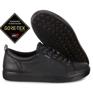 ECCO Waterproof Shoes And Boots | Walking Shoes*Soft 7 Gore-Tex 440303-BLACK
