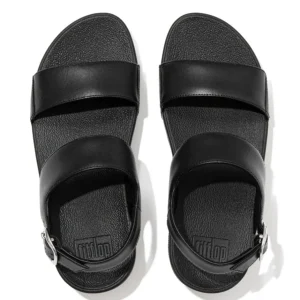 FITFLOP Sandals*Lulu Leather Backstrap sandal-All Black