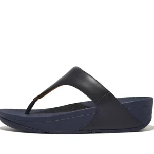 FITFLOP Sandals*Lulu Leather Toe-Post Deepest Blue