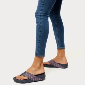 FITFLOP Sandals*Surfa Toe-Posts-Midnight Navy Mix