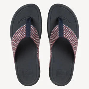 FITFLOP Sandals*Surfa Toe-Posts-Midnight Navy Mix