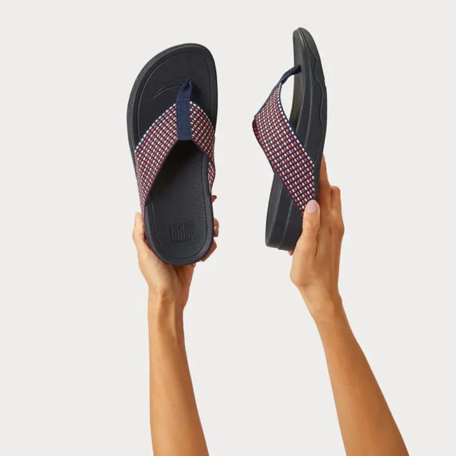 fitflop_surfa_toepostsmid_4.webp FITFLOP Sandals*Surfa Toe-Posts-Midnight Navy Mix