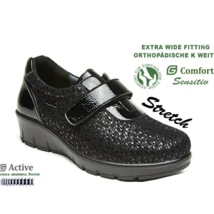 G Comfort Wide Fit*799 X Wide-BLACK