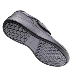 G Comfort Wide Fit*P-813 Velcro H-Fit-BLACK