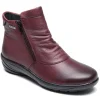 G Comfort Waterproof Shoes And Boots | Ankle Boots*P-9521G Double Zip -BORDEAUX