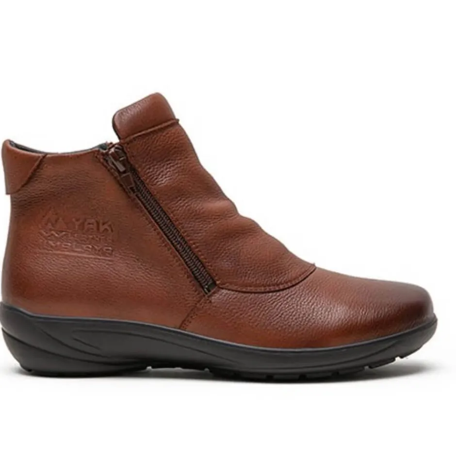 g_comfort_pg_double_zip_c_0.webp G Comfort Waterproof Shoes And Boots | Ankle Boots*P-9521G Double Zip -COGNAC