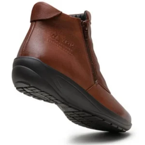 G Comfort Waterproof Shoes And Boots | Ankle Boots*P-9521G Double Zip -COGNAC