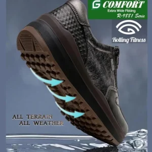 G Comfort Wide Fit*R-9881 X Wide-BLACK