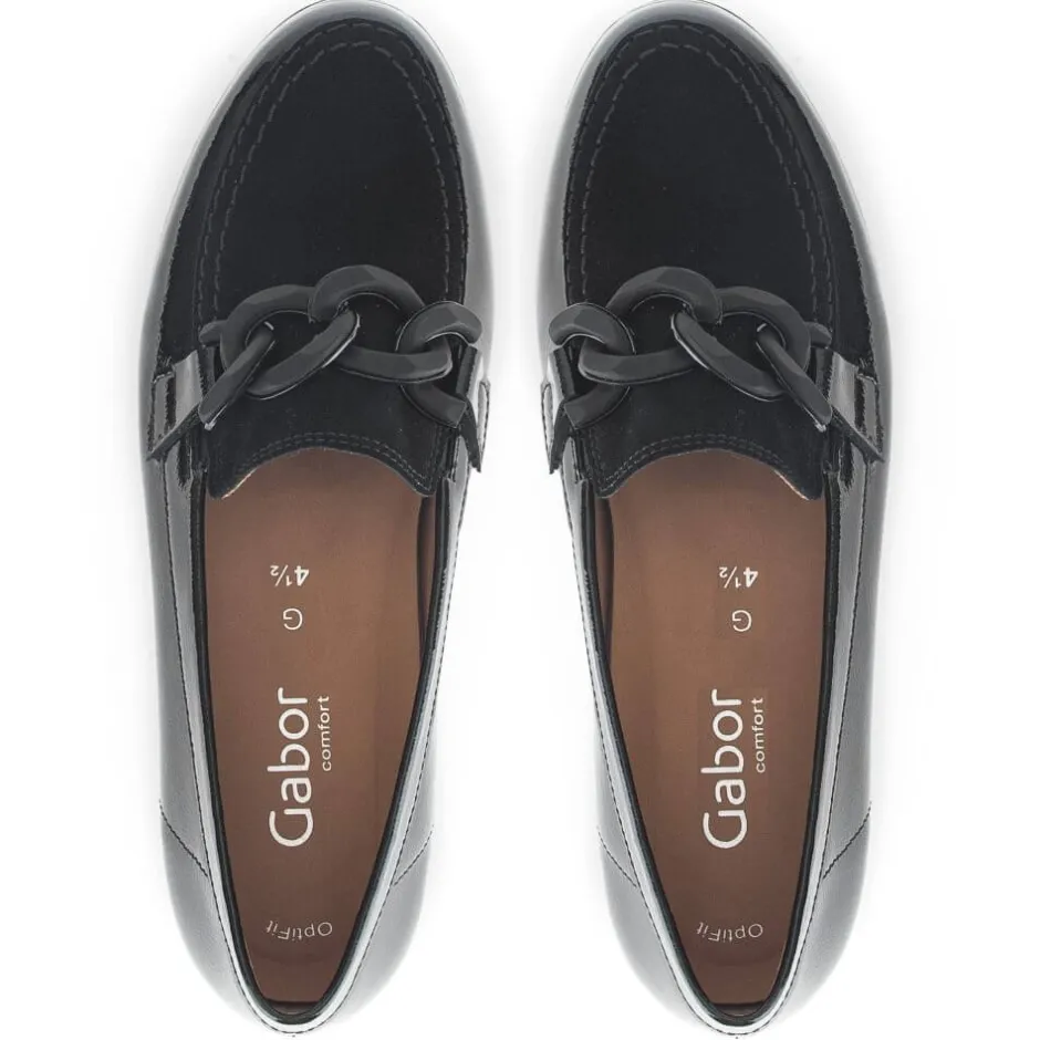 gabor__bea_sliponblack_1.webp GABOR Casual Shoes | Loafers*52.415 Bea Slip-on-BLACK