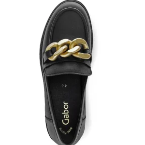 GABOR Casual Shoes | Loafers*55.230 Hayseed BLACK LEATHER