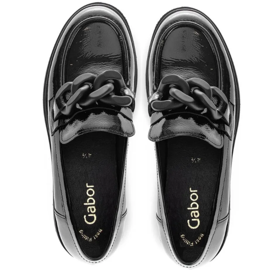 gabor__hayseed_black_pate_1.webp GABOR Casual Shoes | Loafers*55.230 Hayseed BLACK PATENT