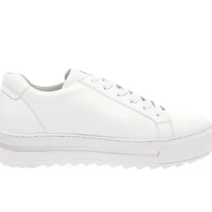 GABOR Large Sizes | Casual Shoes*46.498 Heather Platform Trainer-WHITE