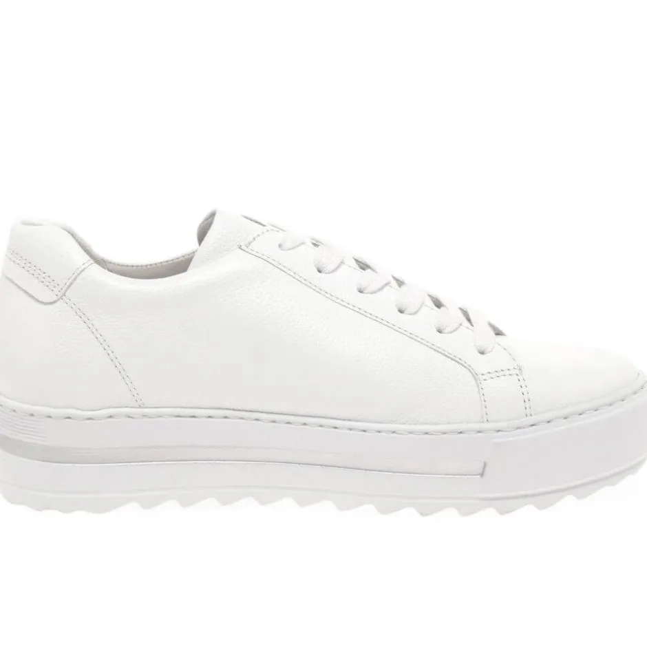 gabor__heather_platform_t_5.webp GABOR Large Sizes | Casual Shoes*46.498 Heather Platform Trainer-WHITE