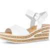 GABOR Casual Shoes | Sandals*44.651 Twril Platform Sandal-WHITE