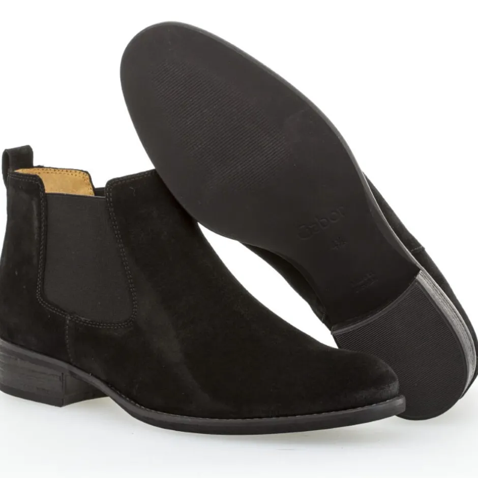 gabor__zodiac_chelsea_boo_2.webp GABOR Ankle Boots*51.640 Zodiac Chelsea Boots-BLACK SUEDE