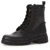 GABOR Ankle Boots*Black Leather Biker Boot 52.746 Gegner
