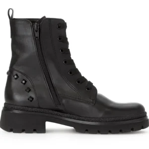 GABOR Ankle Boots*Black Leather Biker Boot 52.746 Gegner