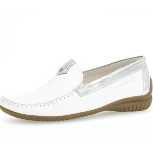 GABOR Casual Shoes | Loafers*California Slip-on 26.090-WHITE SILVER