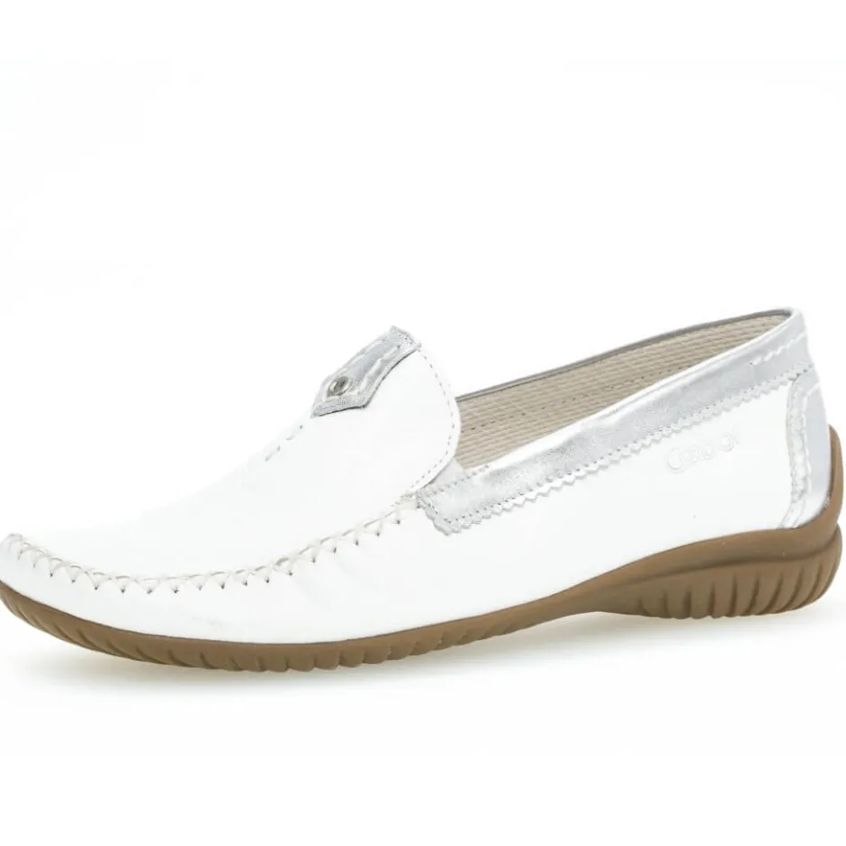 gabor_california_slipon_w_0.webp GABOR Casual Shoes | Loafers*California Slip-on 26.090-WHITE SILVER