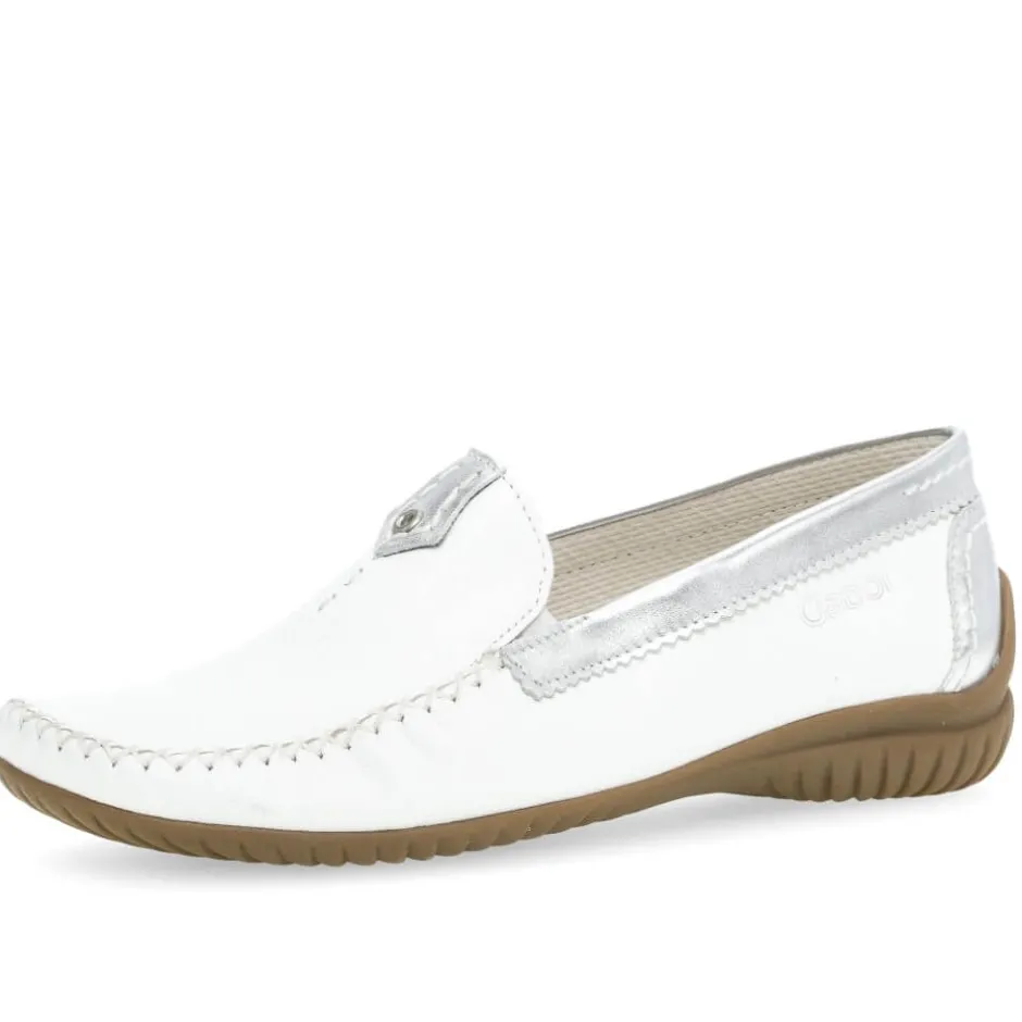 gabor_california_slipon_w_2.webp GABOR Casual Shoes | Loafers*California Slip-on 26.090-WHITE SILVER