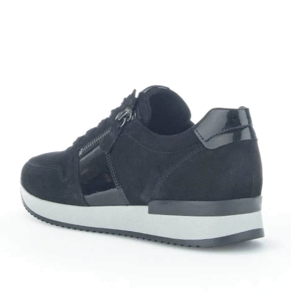 gabor_lulea_trainer_black_2.webp GABOR Large Sizes | Casual Shoes*Lulea Trainer 93.420-BLACK