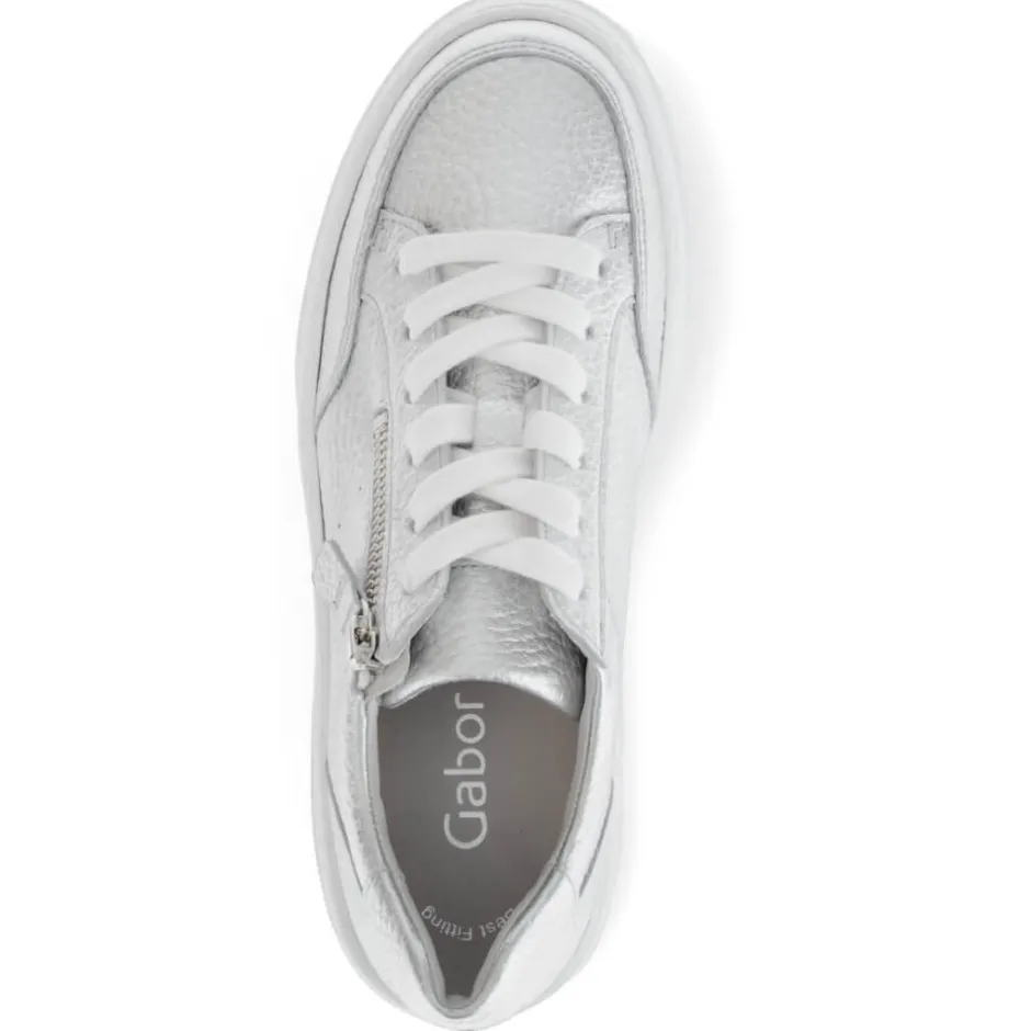 gabor_rivazza_platform_tr_1-1.webp GABOR Casual Shoes | Trainers*Rivazza Platform Trainers 63.220-SILVER