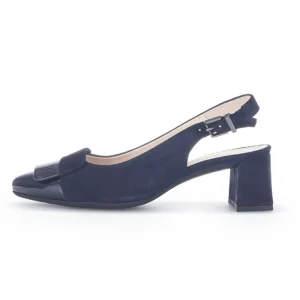 GABOR Sandals | Heels*Slingback 22.262-NAVY