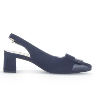 GABOR Sandals | Heels*Slingback 22.262-NAVY