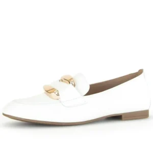 GABOR Casual Shoes | Loafers*Vacant Leather Loafer 45.215-WHITE