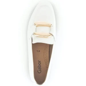 GABOR Casual Shoes | Loafers*Vacant Leather Loafer 45.215-WHITE