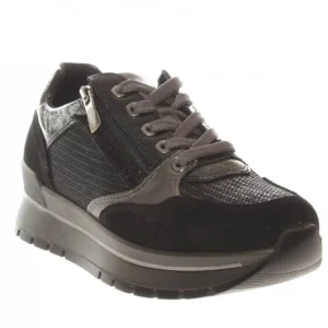 Igi u0026 Co. Casual Shoes | Trainers*667382 Lace up zip-BLACK