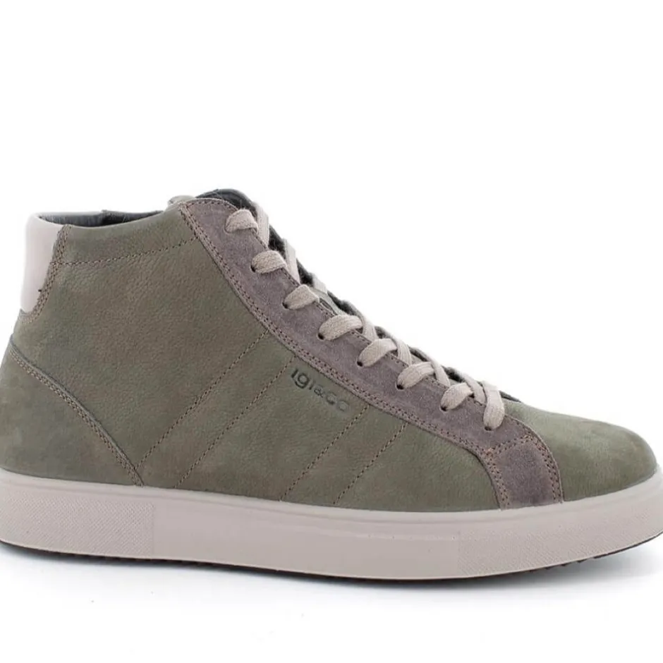 igiuco_hitop__bosco_green_2.webp Igi u0026 Co. Boots | Casual*Igiu0026Co. Hi-Top 4634255 BOSCO GREEN