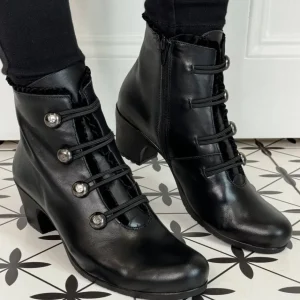 Jose Saenz Heels | Ankle Boots*5176-L Block Heel-BLACK