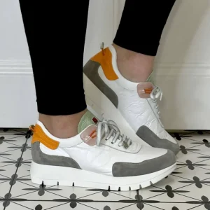 Jose Saenz Casual Shoes | Trainers*Platform Leather Trainers 2287-GREY COMBI